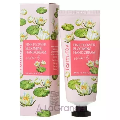 FarmStay Pink Flower Blooming Hand Cream Water Lily        