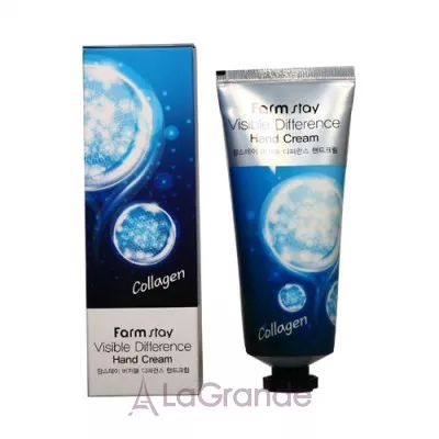 FarmStay Visible Difference Hand Cream Collagen     