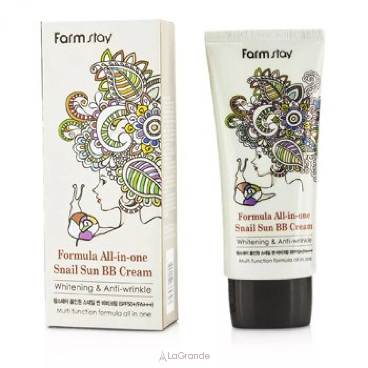 FarmStay Formula All-In-One Snail Sun BB Cream SPF 50+ PA+ �������������������� ��-���� � ���������� �������
