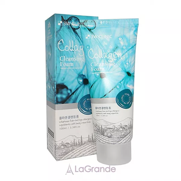 FarmStay Collagen Water Full Moist Cleansing Foam ��������� ���������� ���� � ��������� ��� �������� ����