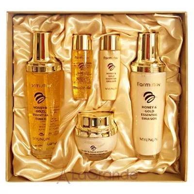 FarmStay Honey &Gold Essential Skin Care 3 Set       