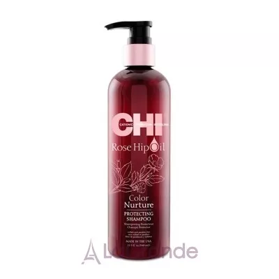 CHI Rose Hip Oil Color Nurture Protecting Shampoo     