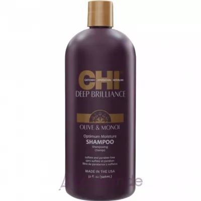 CHI Deep Brilliance Olive & Monoi Optimum Moisture Shampoo     