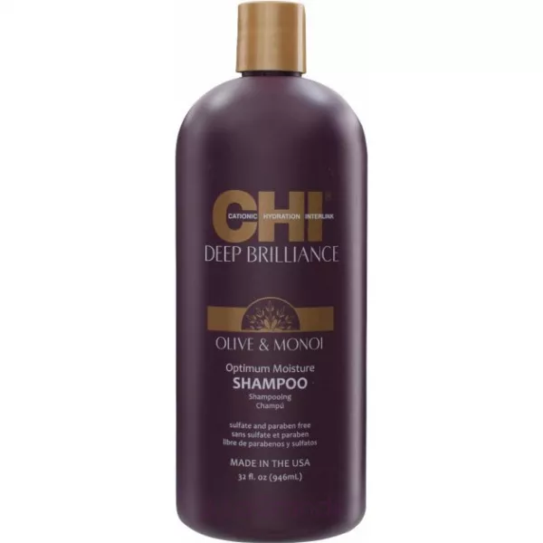 CHI Deep Brilliance Olive & Monoi Optimum Moisture Shampoo ����������� ������� ��� ������������ �����