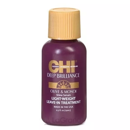 CHI Deep Brilliance Shine Serum Light Weight Leave-In Treatment �������� ���������-���� ��� �������