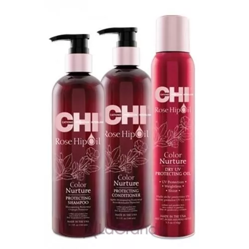 CHI Rose Hip Oil Color Nurture Preserve and Protect Trio ���� ��� ������� � �������