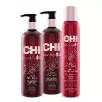CHI Rose Hip Oil Color Nurture Preserve and Protect Trio ����� ��� ����� � ������ ����