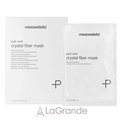 Mesoestetic Post Peel Crystal Fiber Mask      