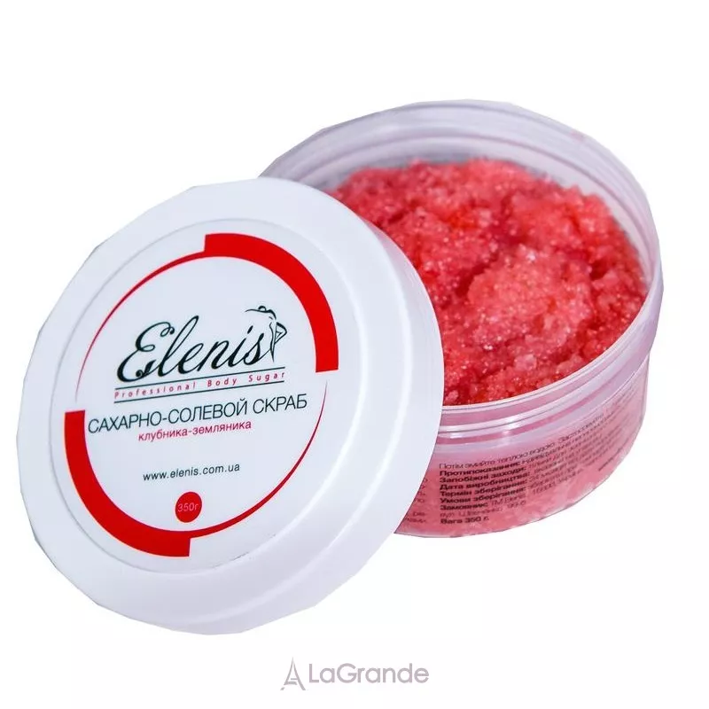 Elenis Sugar Salt Scrub Strawberry �������-�������� ����� 