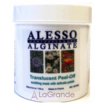 Alesso Professionnel Translucent Alginate Peel-Off Face Mask With Delicate Petal      
