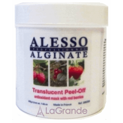 Alesso Professionnel Translucent Alginate Peel-Off Face Mask With Red Berries      
