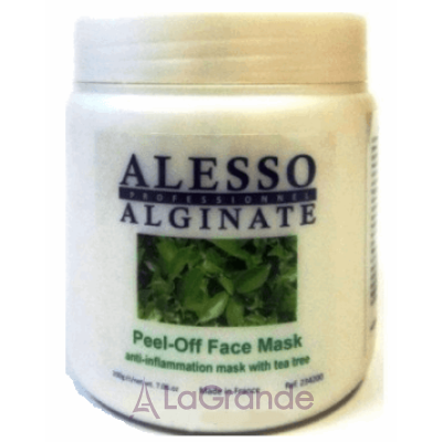 Alesso Professionnel Alginate Anti-Inflammation Peel-Off Face Mask With Tea Tree       