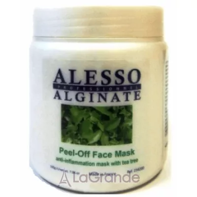 Alesso Professionnel Alginate Anti-Inflammation Peel-Off Face Mask With Tea Tree     볺  