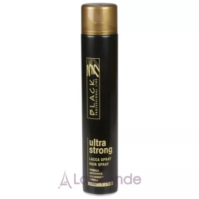 Black Professional Line Hair Spray Ultra Strong     