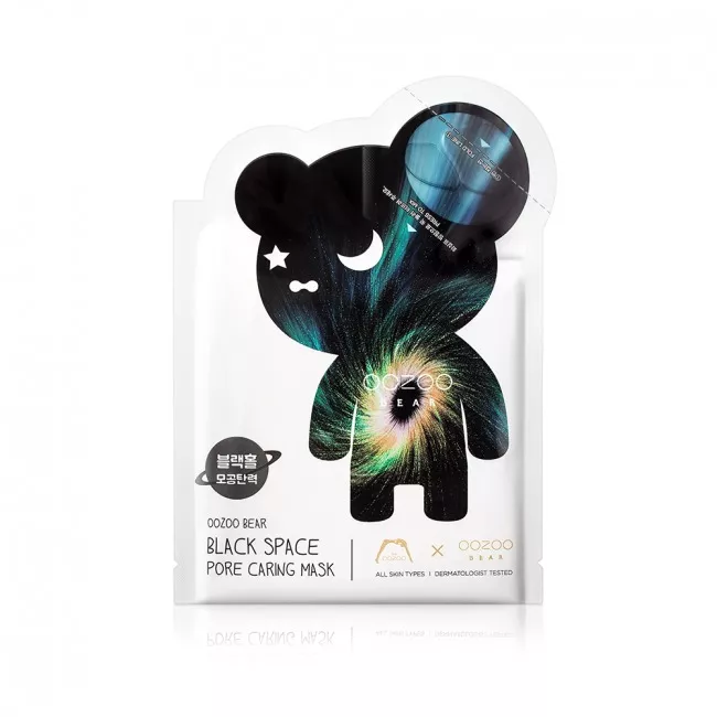 The Oozoo Bear Black Space Pore Caring Mask �������� ����� ��� ������� 