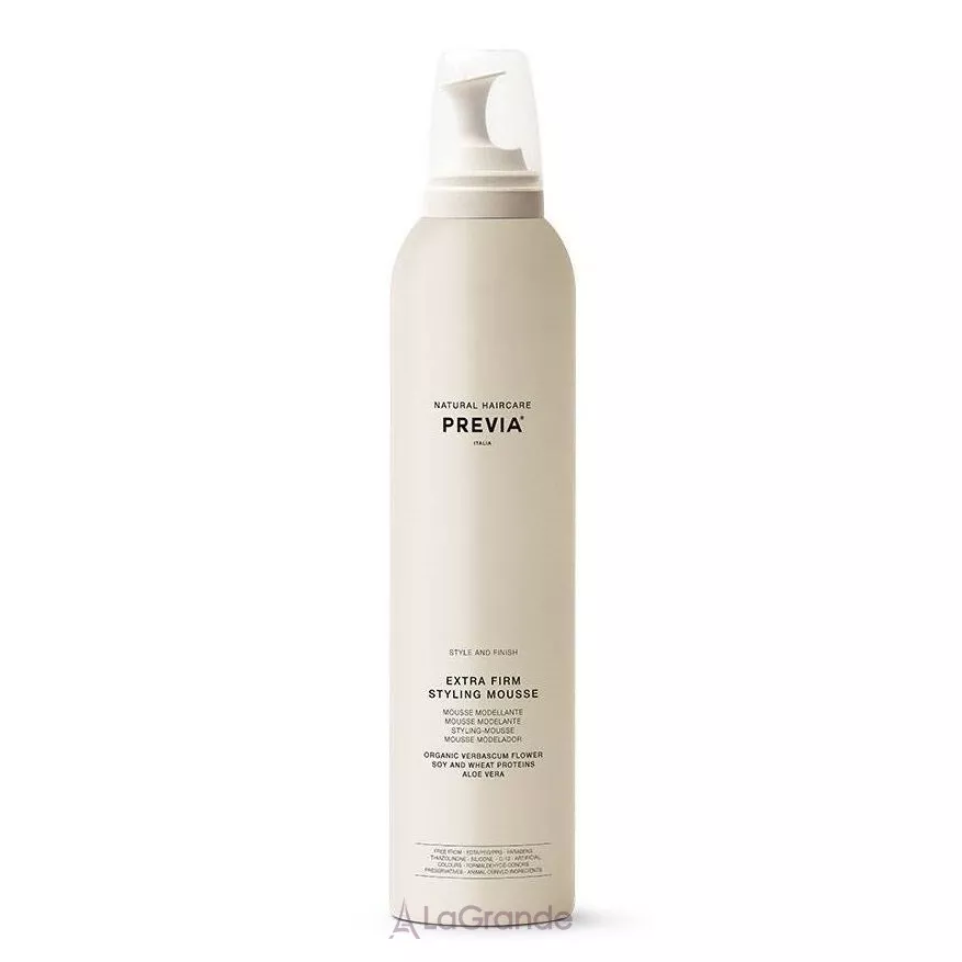 Previa Natural Haircare Style&Finish Mousse Extra Strong ϳ�� ��� �������, ������������ ��������