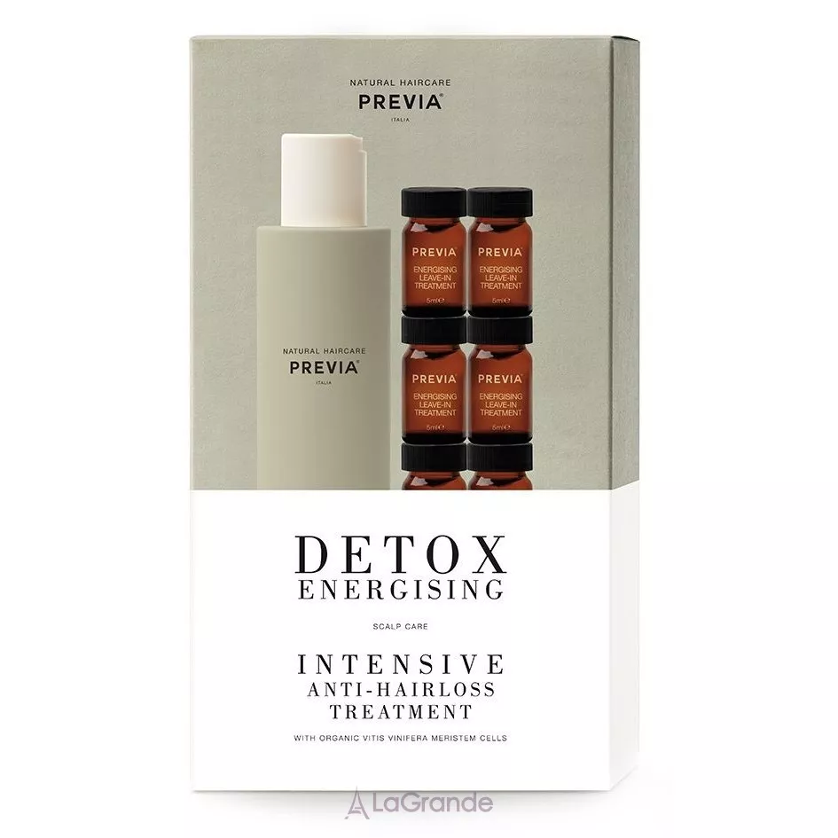 Previa Vitis Vinifera Detox Energising Intensive Anti-Hairloss Treatment ���� ����� �������� ������� 
