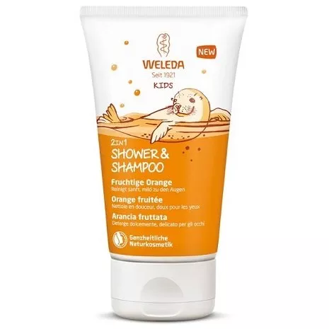 Weleda Kids 2in1 Shower & Shampoo Fruchtige Orange ������� �������-���� ��� ����� � ���� 