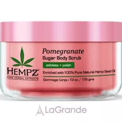 Hempz Pomegranate Herbal Sugar Body Scrub      