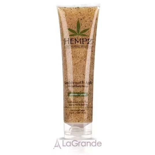 Hempz Body Scrub Sandalwood and Apple Herbal Body Scrub Exfoliate + Polish ����� ��� ��� 