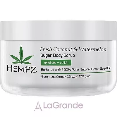 Hempz Fresh Coconut and Watermelon Sugar Body Scrub ����� ��� ��� 