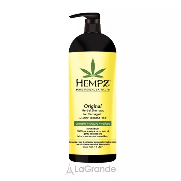 Hempz Original Shampoo For Damaged & Color Treated Hair ������� ��� ����������� �� ������������ �������