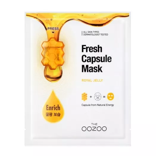 The Oozoo Fresh Capsule Mask Royal Jelly ����� ��� ������� � ��������-����������� 