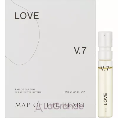 Map Of The Heart White Heart V 7  