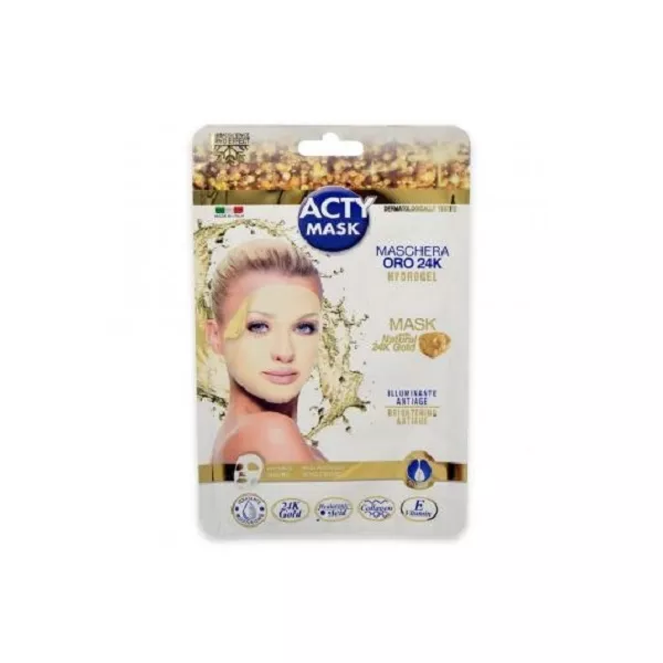 Acty Mask Hydrogel Detox Black Mask ó��������� ����� ��� ������� � ����������� 24-�������� �������