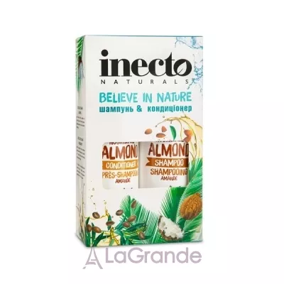 Inecto Naturals Almond Shampoo + Conditioner  ,  , +    .