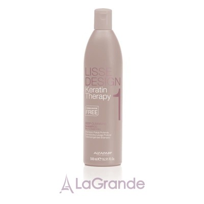 Alfaparf Lisse Design Keratin Therapy 1 Deep Cleansing Shampoo    