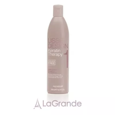 Alfaparf Lisse Design Keratin Therapy 1 Deep Cleansing Shampoo    