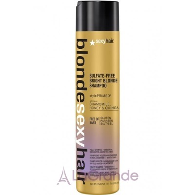 SexyHair BlondeSexyHair Sulfate-Free Bright Blonde Shampoo   