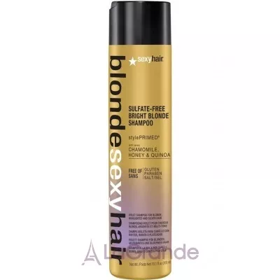 SexyHair BlondeSexyHair Sulfate-Free Bright Blonde Shampoo   