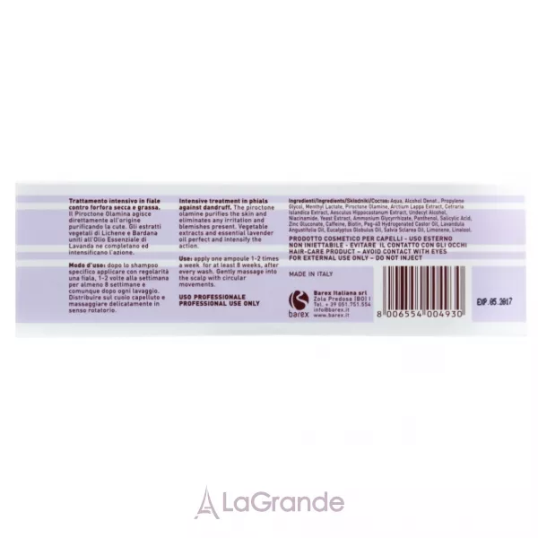 Barex Italiana Joc Care Anti-Dandruff Treatment ���������� ������ ����� ���� � �������