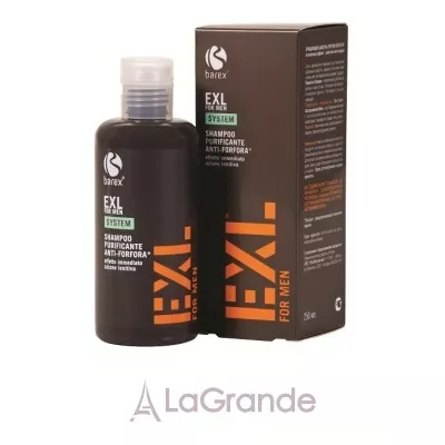 Barex Italiana EXL for MEN Purifying Anti-Dandruff Shampoo    