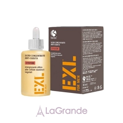 Barex Italiana EXL for MEN Concentrated Serum For Thinning Hair -   
