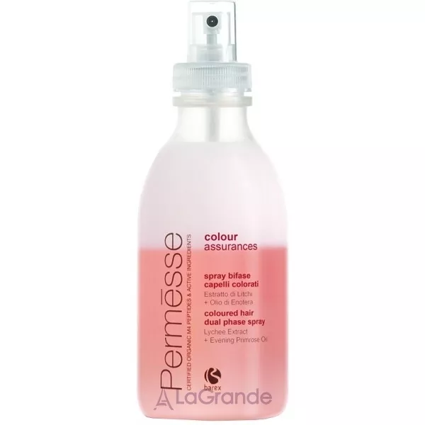 Barex Italiana Permesse Coloured Hair Dual Phase Spray ���������� �����-����������� ��� ���������� ����� � ���������� ���� � ������ �������