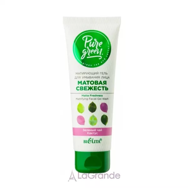 Bielita Pure Green Mattifying Facial Gel Wash ���������� ���� ��� �������� ���� 