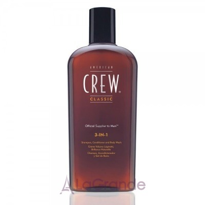 American Crew Classic 3-in-1 Shampoo, conditioner and body wash  3--1      