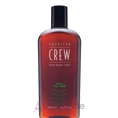 American Crew 3-in-1 Tea Tree Shampoo, Conditioner and Body Wash 3-�-1 ���� ��� ������� �� �������� �� ���� 