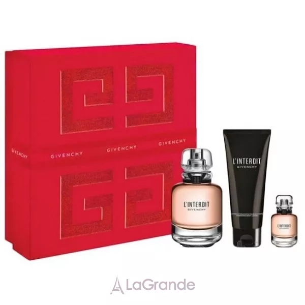Givenchy  L'Interdit ����� (��������������� ���� 80 �� + ������ ��� ���� 75 �� + ��������������� ���� 10 ��)