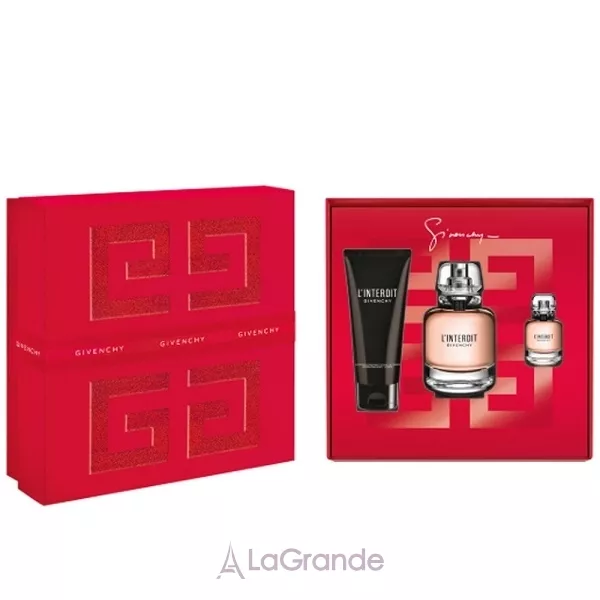 Givenchy  L'Interdit ����� (��������������� ���� 80 �� + ������ ��� ���� 75 �� + ��������������� ���� 10 ��)