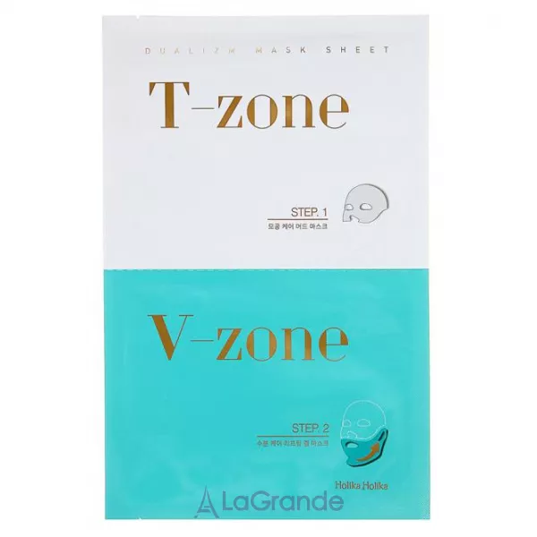 Holika Holika Dualizm Mask Sheet Pore Care & Moisture Lifting ������� �������� ����� ��� ������� �� ����������