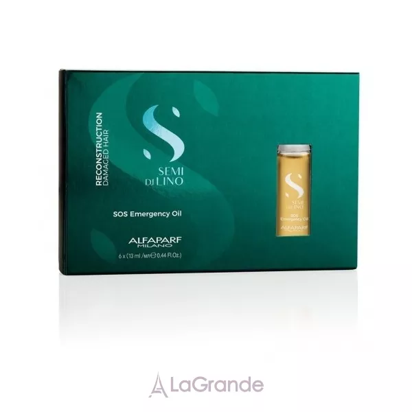 Alfaparf Milano Semi Di Lino Reconstruction SOS Emergency Oil ����������������� ����� ��� �����