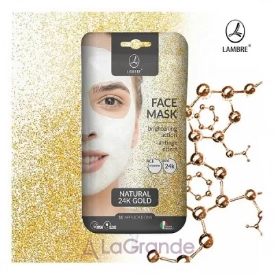 Lambre Natural 24K Gold Face Mask     
