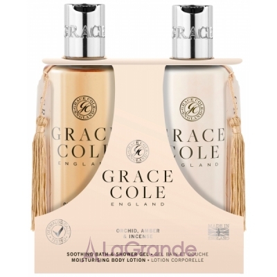 Grace Cole Body Care Duo Orchid Amber & Incense    