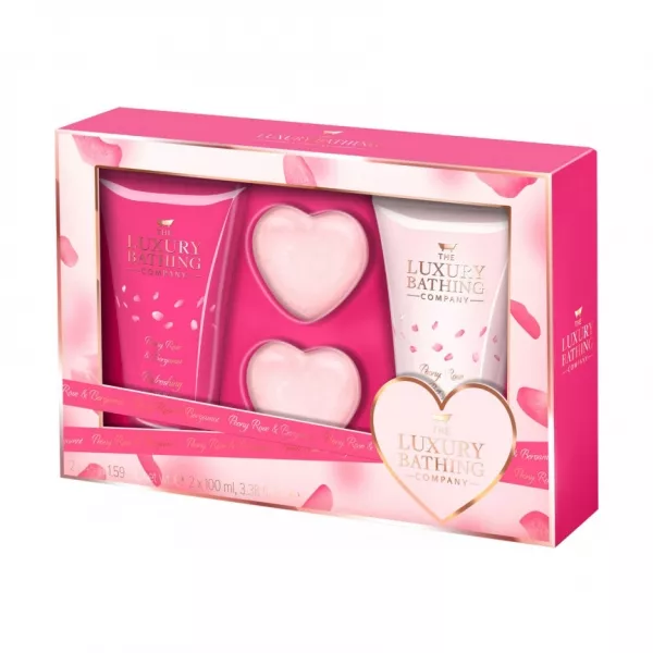 Grace Cole The Luxury Bathing Peony, Rose & Bergamot Pure Romance ���� ������ (sh/gel/100ml+b/cr/100ml+bomb/2x25g)
