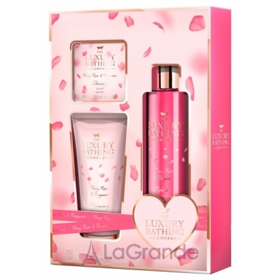 Grace Cole The Luxury Bathing Peony Rose & Bergamot Pretty in Pink   (bath/foam/250ml + b/cr/150ml + soap/100g)