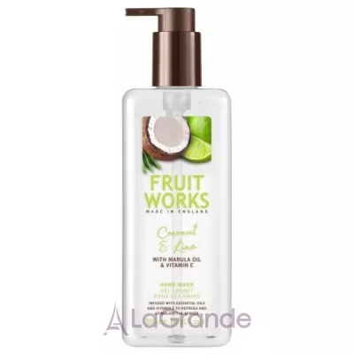 Grace Cole Fruit Works Hand Wash Coconut & Lime   